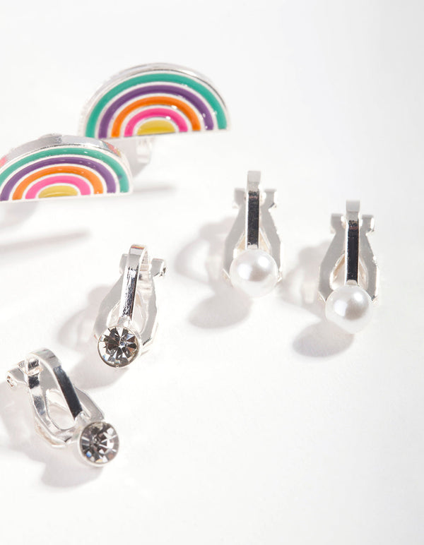 Kids Fruity Clip-On Earring 5 Pack