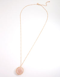 Long Caged Stone Necklace - link has visual effect only