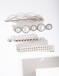 Silver Pearl Multi Clip Pack - link has visual effect only
