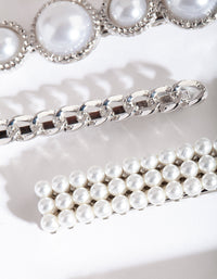 Silver Pearl Multi Clip Pack - link has visual effect only