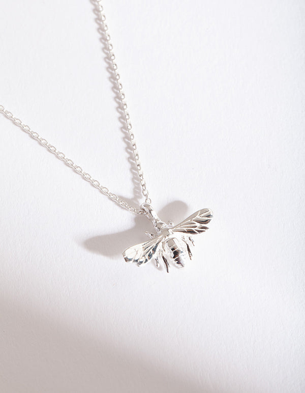 Sterling Silver Bee Necklace
