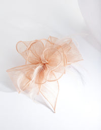 Blush Flower Feather Haarkam - link has visual effect only