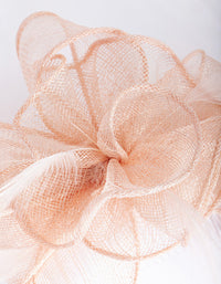 Blush Flower Feather Haarkam - link has visual effect only