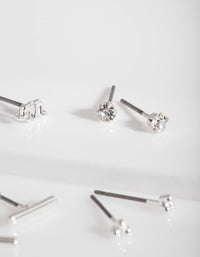 Silver Micro Snake Earring Pack - link has visual effect only