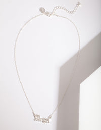 Silver Angel Necklace - link has visual effect only
