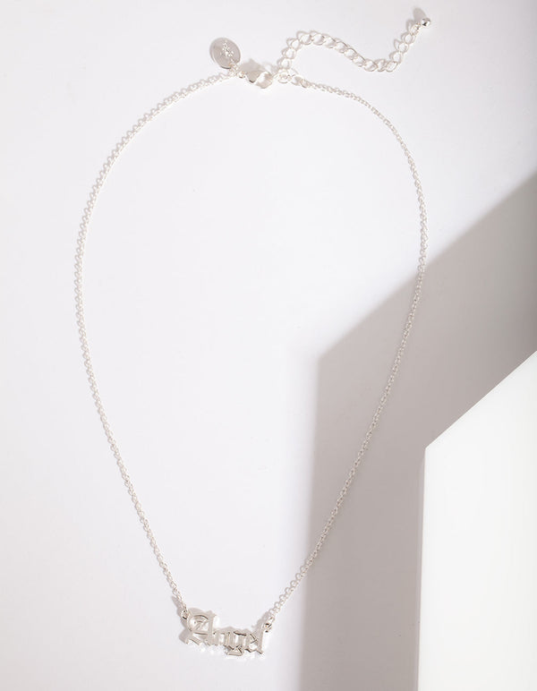 Silver Angel Necklace