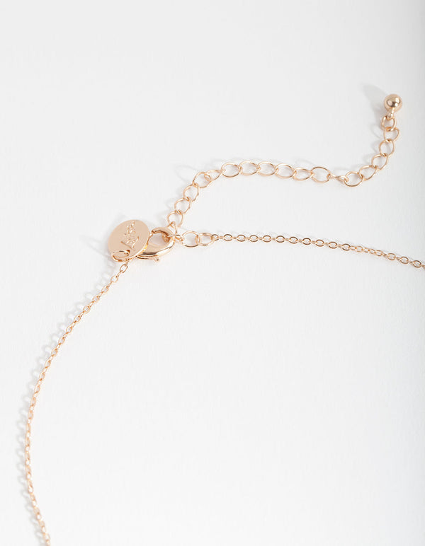 Gold Short Dragon Necklace