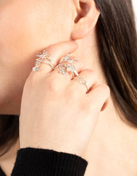 Silver Nature Motif Ring Pack - link has visual effect only