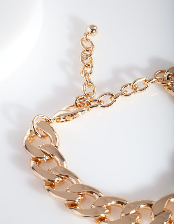 Gold Chunky Chain Bracelet