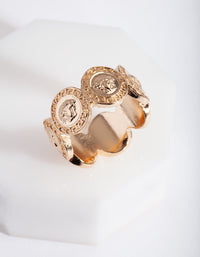 Gold Medusa Ring - link has visual effect only
