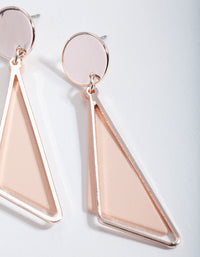 Pink Drop Earrings - link has visual effect only