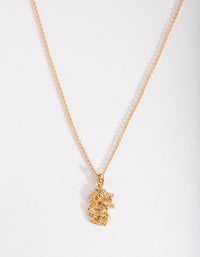 Gold Plated Sterling Silver Dragon Necklace - link has visual effect only