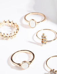 Gold Garden Stone Ring Pack - link has visual effect only