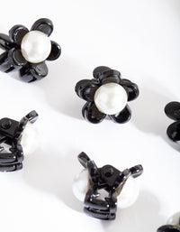 Black Pearl Mini Claw Clip 6-Pack - link has visual effect only