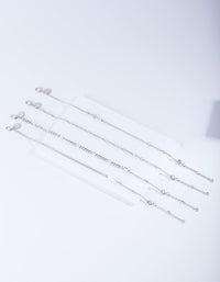 Diamante Mixed Chain Bracelet Anklet Pack - link has visual effect only