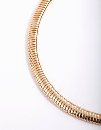 Gold Single Row Twist Choker - link has visual effect only