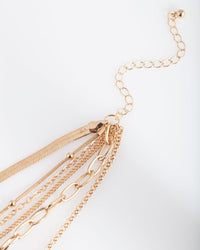 Gold Mixed Chain Necklace - link has visual effect only