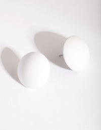 White Button Studs - link has visual effect only