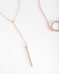 Rose Gold Circle Choker Pack - link has visual effect only