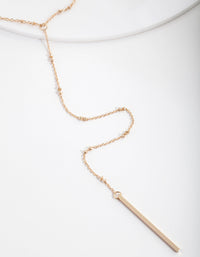 Gold Fine Chain Choker Necklace - link has visual effect only