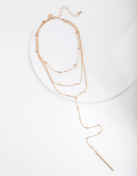 Gold Fine Chain Choker Necklace - link has visual effect only