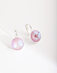 Pink Diamond Simulant Drop Earrings - link has visual effect only