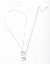 Diamante Tree Necklace Pack - link has visual effect only