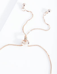 Rose Gold Infinity Diamante Bracelet - link has visual effect only