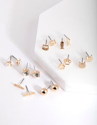 Cat Lover Stud Earring Pack - link has visual effect only