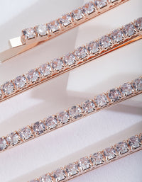 Silver Cubic Zirconia Gem Clip 4 Pack - link has visual effect only