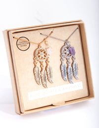 Mixed Metal Dream Catcher Necklace Pack - link has visual effect only