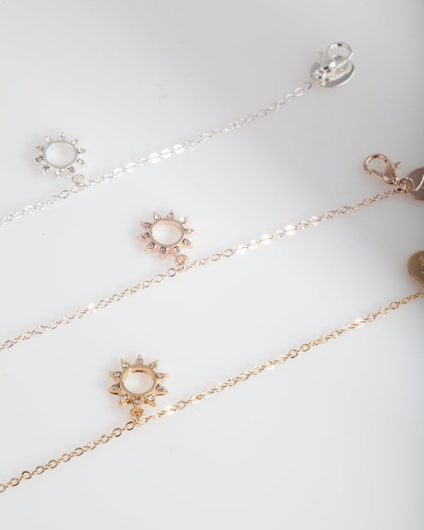 Mixed Metal Sun Bracelet Anklet Pack