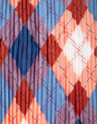 Geometric Blush Pleated Fabric Bandana Hair Scarf - link has visual effect only