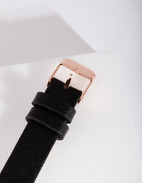 Black Bee PU Strap Watch - link has visual effect only