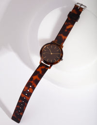 Acrylic Tortoiseshell Watch - link has visual effect only