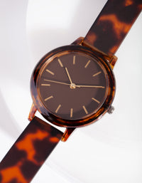 Acrylic Tortoiseshell Watch - link has visual effect only