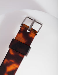 Acrylic Tortoiseshell Watch - link has visual effect only