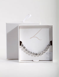 Diamond Simulant Circular 4mm Crystal Toggle Bracelet - link has visual effect only