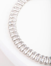 Cubic Zirconia Baguette Armband - link has visual effect only