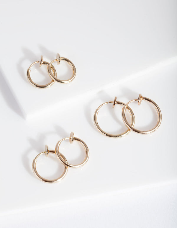 Gold Faux Body Rings 7 Pack
