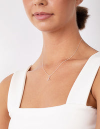 Sterling Silver Wishbone Necklace - link has visual effect only