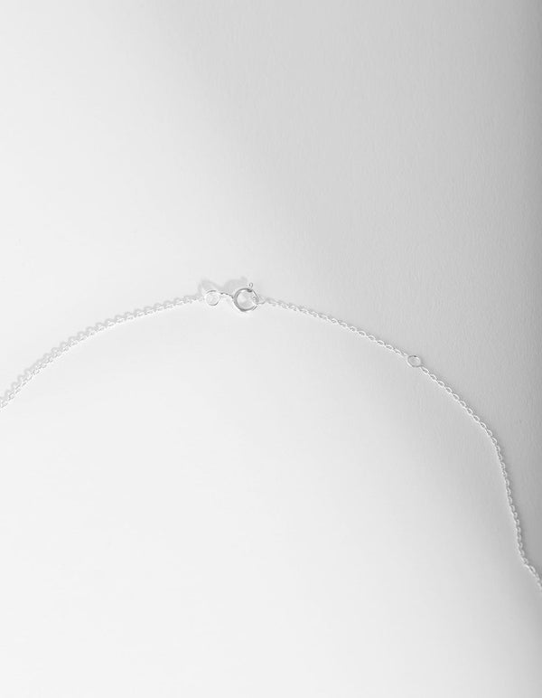 Sterling Silver Wishbone Necklace