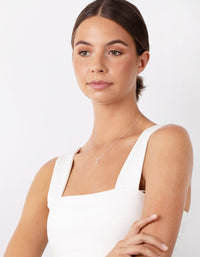 Sterling Silver Wishbone Necklace - link has visual effect only