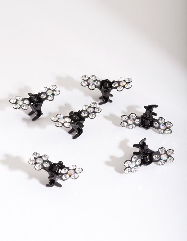 Gemengde bloemen diamant mini klauwen