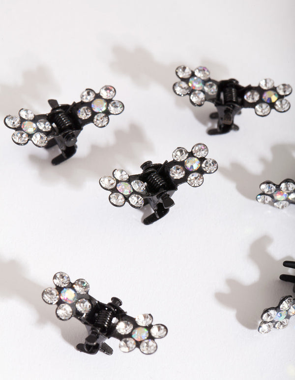Gemengde bloemen diamant mini klauwen