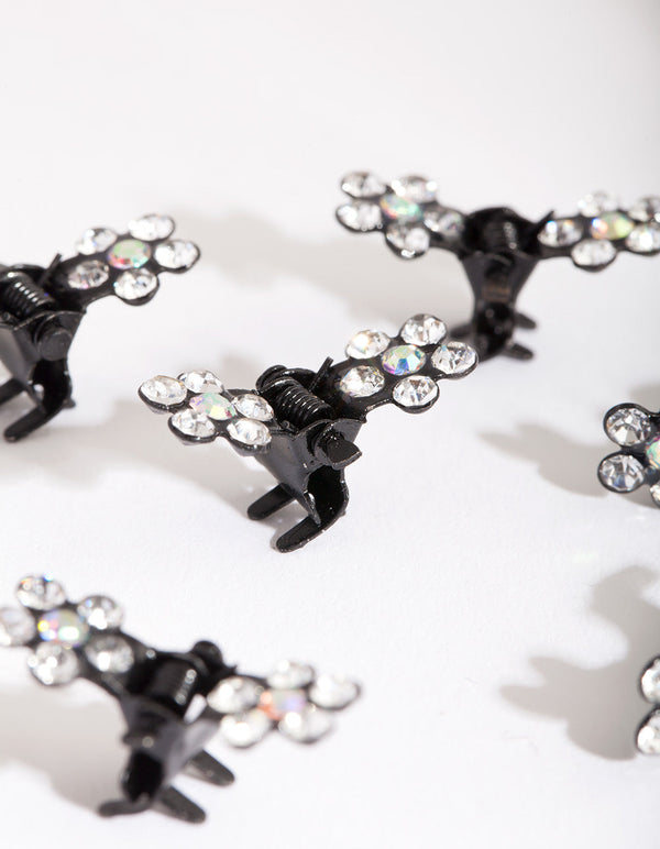 Gemengde bloemen diamant mini klauwen