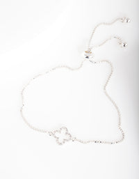 Cubic Zirconia Clover Toggle Bracelet - link has visual effect only