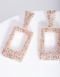 Rose Gold Mini Rhombus Earrings - link has visual effect only