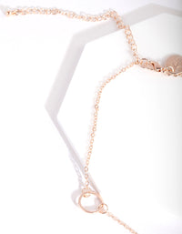 Rose Gold Open Circle Choker - link has visual effect only