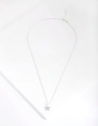 Sterling Silver Star Necklace - link has visual effect only